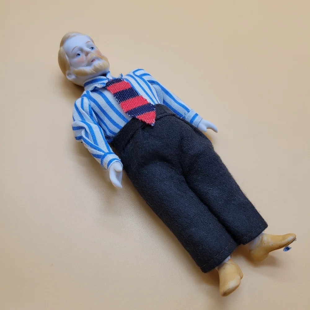 business man porcelain vintages 1970